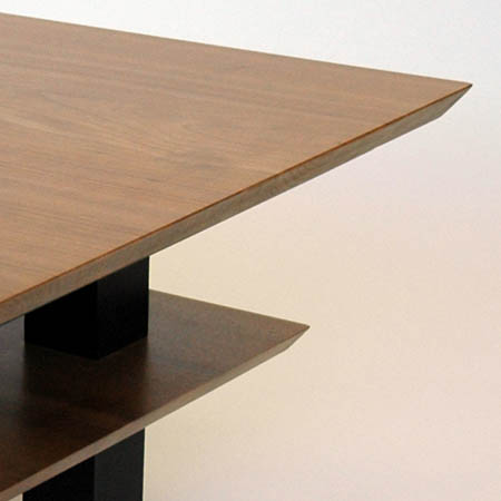 cherry and beech coffee table